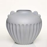 Vitale Antıque Gri Vazo Kısa 27*27*24 Cm AK.JL0056