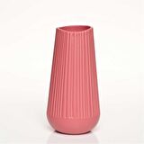Vitale Moleanos Kırmızı Vazo Küçük 9*9*19 Cm AK.JL0070