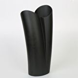 Vitale Siyah Spiral Vazo 11*18*39 Cm AK.JM00013