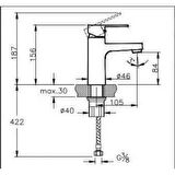 Artema Nora S Lavabo Bataryası Krom A42878