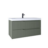 Kobos Infinity 100 cm Lavabo Dolabı Green KB100042
