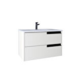 Kobos Eylül 80 cm Lavabo Dolabı Bianco KB100043