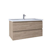 Kobos New Lignum 100 cm Lavabo Dolabı Meguro KB710011