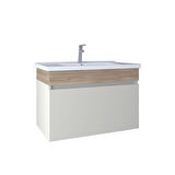 Kobos Harmony 80 cm Lavabo Dolabı Light Grey KB710014