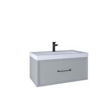 Kobos Frame 80 cm Lavabo Dolabı Light Grey KB710019