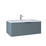 Kobos New Bella 80 cm Lavabo Dolabı Blue Grey KB710025