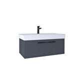 Kobos Glow 80 cm Lavabo Dolabı Füme KB710030