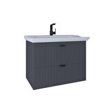 Kobos Noble 80 cm Lavabo Dolabı Argento KB710045