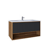 Kobos Elegant 100 Cm Lavabo Dolabı Miling Oak + Argento KB710090