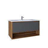 Kobos Elegant 100 Cm Lavabo Dolabı Miling Oak + Argento KB710090