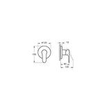Artema Root Square Temassız Lavabo Bataryası Krom A47128