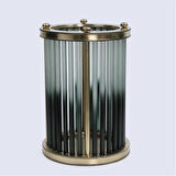 Vitale Cam Metal Mumluk 23*23*33 cm