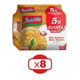 Indomie Hazır Noodle Körili 75gr X 5 Li Avantaj Paket X 8 Adet