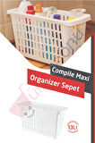 Maxi Organizer Tekerlekli Patates Soğan Temizlik Malzemesi Şampuan Düzenleyici 13 Lt.