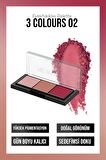 Porcelain Make Up 3lü Far Paleti No02