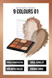 Eyeshadow Palette 9 Colours No 01