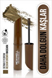 Derma Eyebrow Mascara Medium Brown  Kaş Maskarası Orta Kahve