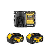 Dewalt DCG407M2T-QW 18V Xr Kömürsüz Akülü Avuç Taşlama 2X4.0AH