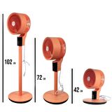Baleno SF 8 BAAC 3D Salınım 20 Cm. Uzaktan Kumandalı Vantilatör - Apricot Crush