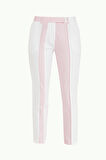 Pembe Çift renkli boru paça pantolon 41012 | 40