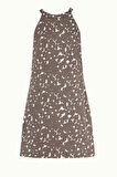 Vizon Fiyonklu mini elbise 92366 | 42