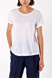 Beyaz Bol Kesim Basic Tshirt  19712 | 44