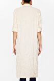 Bej Gömlek elbise 10728 | 40