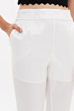 Beyaz Beli lastikli pantolon 41356 | 42