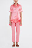 Pembe Piliseli gömlek 10735 | 42