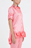 Pembe Piliseli gömlek 10735 | 42
