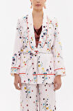 Sarı Kemerli blazer ceket 61119 | 40