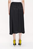 Siyah Beli lastikli etek 81203 | S