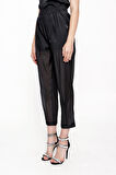 Siyah Beli lastikli pantolon 41619 | L