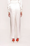 Ekru Beli lastikli bol kesim pantolon 41621 | M