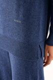 Lacivert Triko pantolon ve kazak suit 28859 | M
