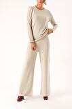 Taş Triko pantolon ve kazak suit 28859 | M