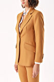 Bej Klasik blazer ceket 61171 | M