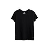Bad Bear V-Neck T-Shirt Siyah Basic Erkek Tişört