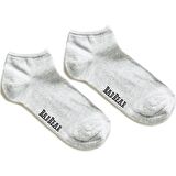 Core Ankle Gri Melanj Unisex Patik Çorap