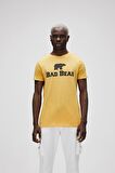 Bear Tee T-Shirt Hardal Logo Baskılı Erkek Tişört 