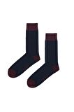 Simple Tall Lacivert Unisex Çorap