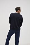 BAD BEAR ERKEK O YAKA SWEATSHIRT 19.02.12.003 BAD CONVEX  LACİVERT-XXL