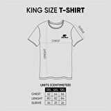 Bear Tee KS T-Shirt Off-White Beyaz Logo Baskılı King Size Erkek Tişört 