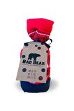 Bad Bear Parlak Kırmızı Çorap