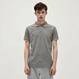 Groove Koyu Gri Polo Yaka Erkek T-Shirt