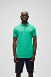 Pure Yeşil Polo Yaka Erkek T-Shirt