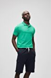 Pure Yeşil Polo Yaka Erkek T-Shirt