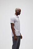 Pure Duman Gri Polo Yaka Erkek T-Shirt