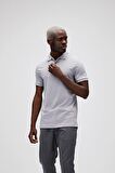 Pure Duman Gri Polo Yaka Erkek T-Shirt