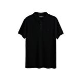 Stark Siyah Polo Yaka Erkek T-Shirt